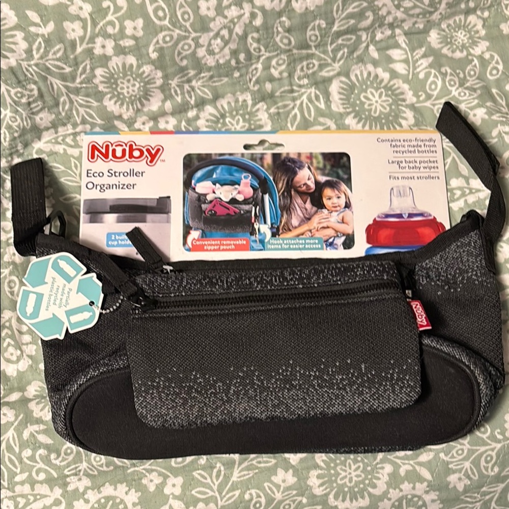 Nuby Black Eco Stroller Organizer